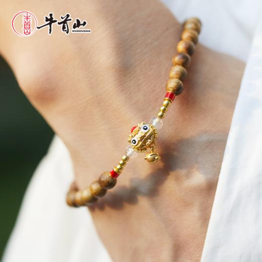 牛首山安之若素·绿棋楠单圈手串文创礼品创意国风礼物送闺蜜朋友 商品图0