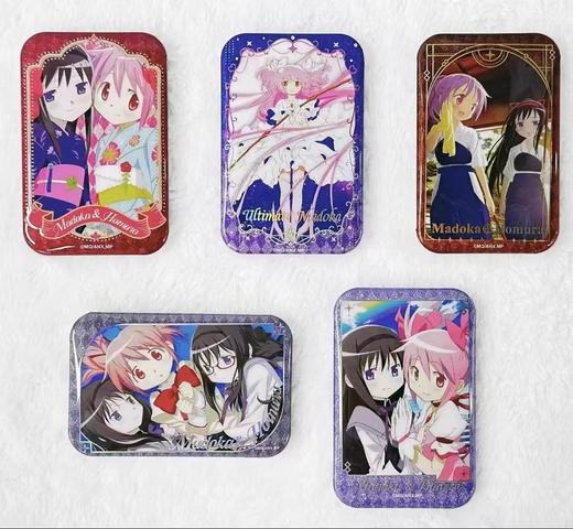 魔法少女小圆 剧场版 方形徽章 吧唧 5包/盒 国谷 商品图0