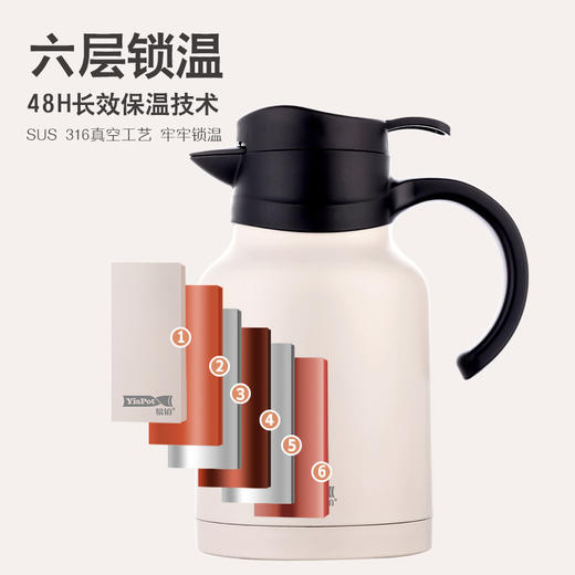 易铂米勒保温壶，百年德系品牌 商品图3