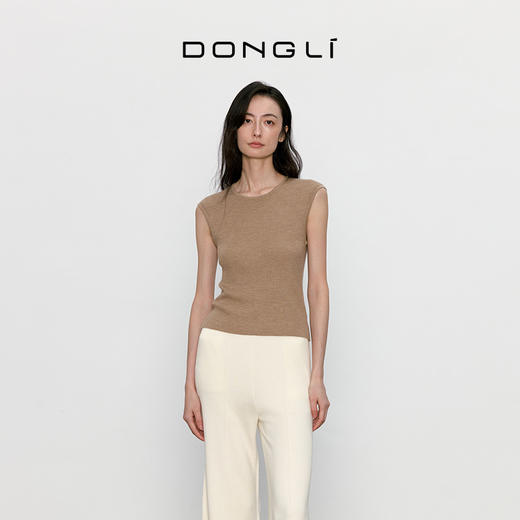 东黎 • 我不被驯化 华尔街 山羊绒女士秋季圆领半袖 5353 商品图5