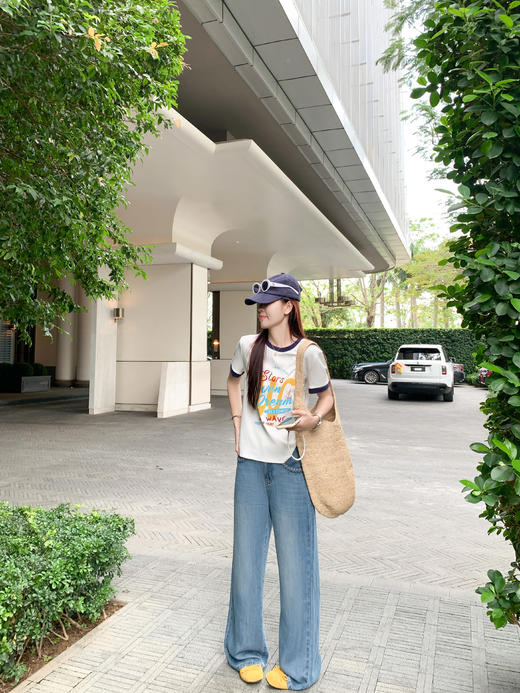 【189元任选2件】最后一波现货！复古高腰莱赛尔薄款直筒牛仔裤 商品图12