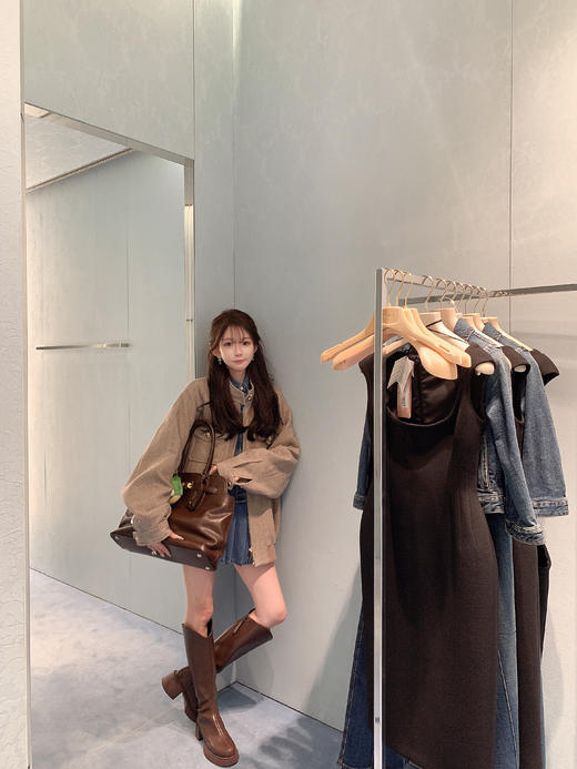 金蘑菇菇  美拉德 miu系衬衫套组 / 时髦少女秋冬短外套 商品图6