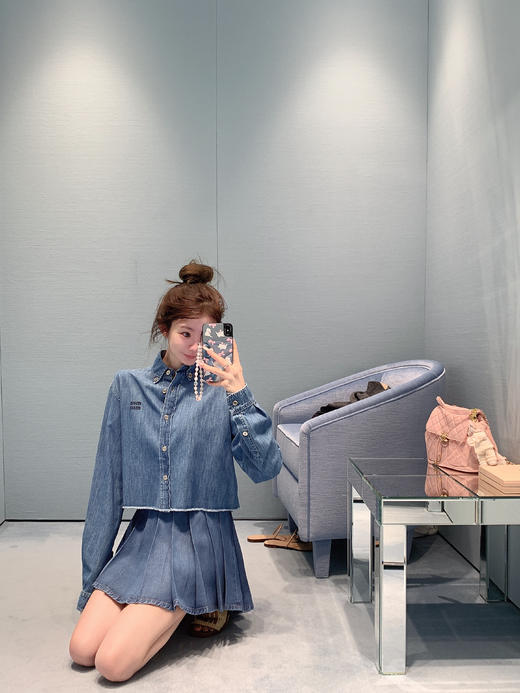 金蘑菇菇  美拉德 miu系衬衫套组 / 时髦少女秋冬短外套 商品图11