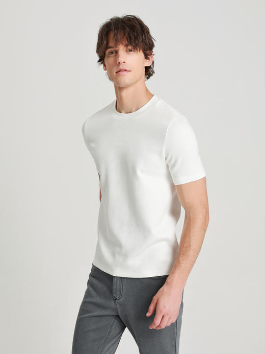 callisto白色莫代尔T恤 商品图3