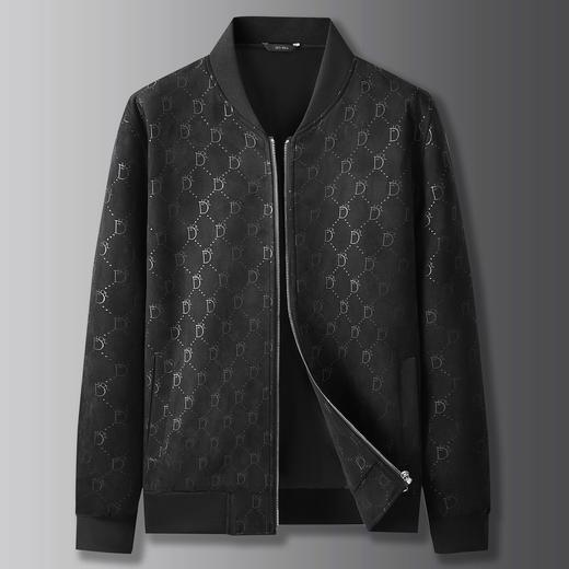 【DWD】大依优型大码夹克外套男士印花时尚潮流帅气夹克大码棒球服秋季新款肥佬宽松休闲立领 商品图4