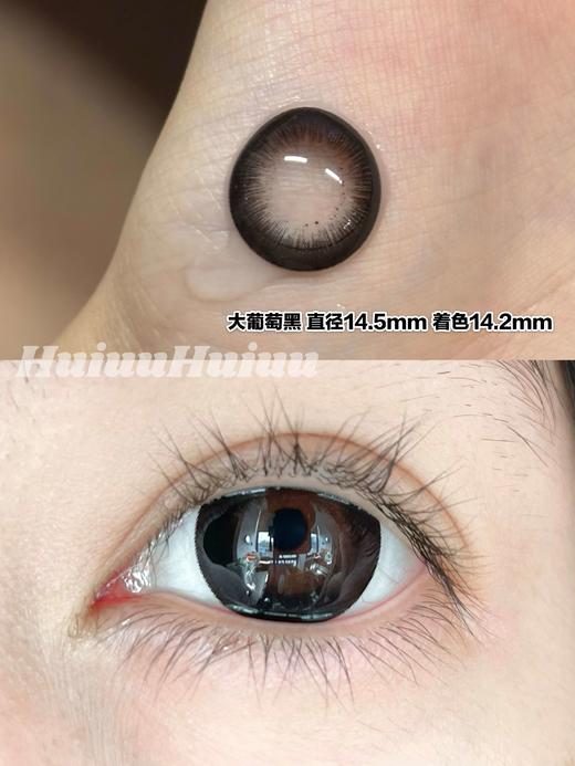 『日抛两片装』YUKI！大巧-大黑 -14.5mm【日抛 度数0-800度 无525/575】 商品图2