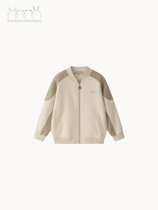 廓形感拼色棒球服外套/长裤 商品图0