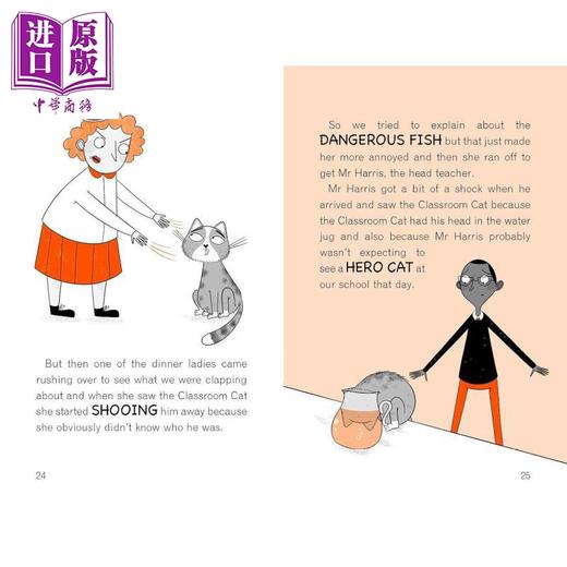 【中商原版】威格尔斯伯勒小学5 教室里的猫 Wigglesbottom Primary The Classroom Cat 英文原版 儿童短篇校园故事 小初文学 商品图3