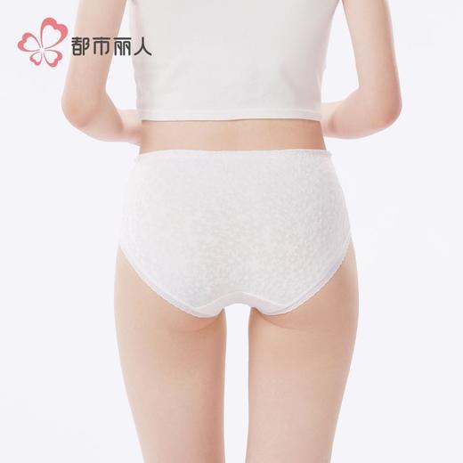 都市丽人内裤女士棉提花内裤女士三角内裤女内裤纯棉内裤LKH3C6 商品图3