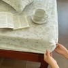 【觅瑾素雅文艺 A类亚麻混纺床笠】“会呼吸”的天然面料！A类母婴级 9种花色可选 一抹即平翻身不移位 商品缩略图5