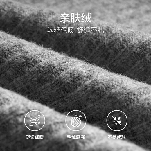 OLrain欧芮儿灰色翻领毛衣女秋季2025年新款法式学院风套头衫上衣 商品图3