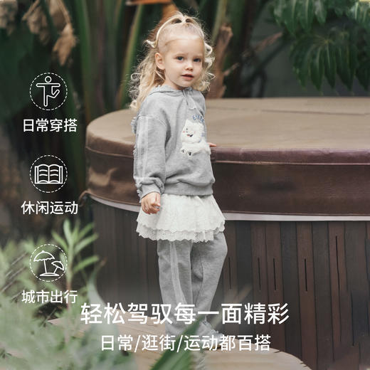 【宝宝服饰】嫚熙童装儿童套装男女宝连帽卫衣秋季卫裤 商品图4