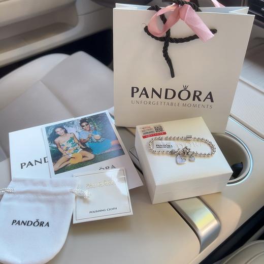 G385潘多拉圆珠爱心手链 商品图1