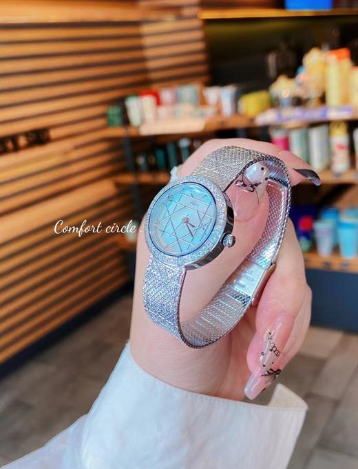 D082128藤格纹图案几何线条互相交错时尚手表腕表 商品图4