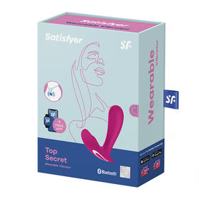Satisfyer Top Secret Connect App 舒力基震动器APP版穿戴震动女用情趣玩具