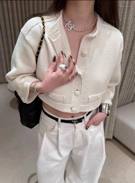 香奈儿 新款粗针针织短款外套（TM） 商品图1