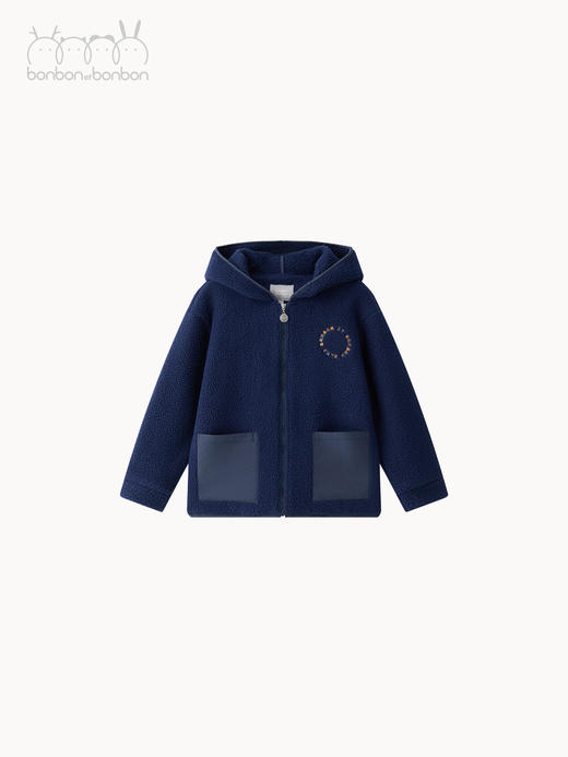 摇粒绒连帽外套 商品图0