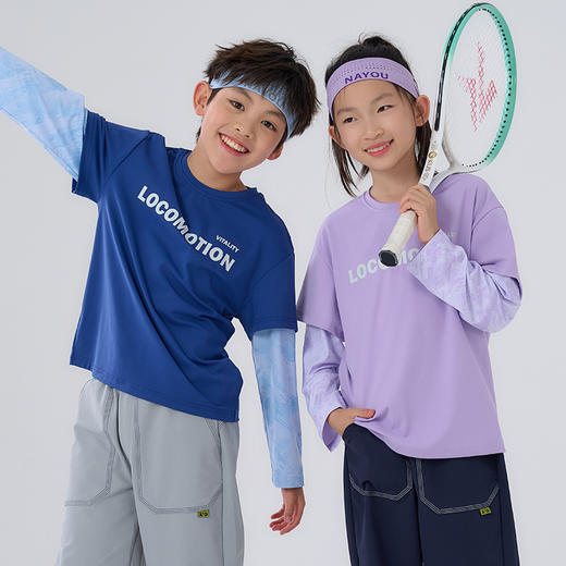 【7A抗菌】棉花堂简约潮趣高弹透气动感童装T恤——SD52015 商品图8