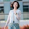 西子/【夏梦琉璃】植绒烧花立体浮雕短外套纱衣防晒上衣/FSLL303 商品缩略图0