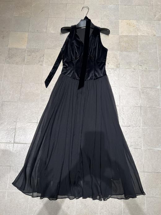 【门店同款】ENJOY秋季轻礼服赫本风收腰长裙 164899702 商品图0