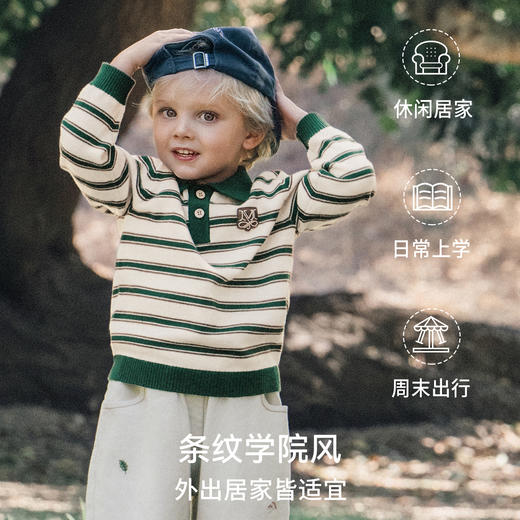 【宝宝服饰】嫚熙童装儿童毛衣男女童羊毛针织衫秋款上衣 商品图4