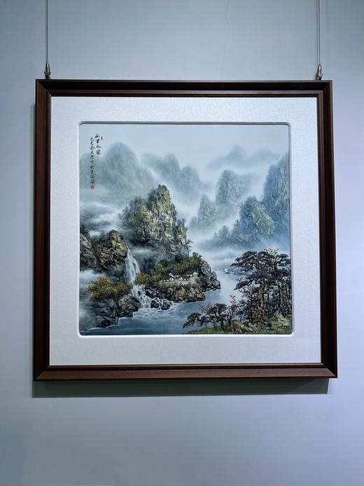 山里人家，源远流长瓷板 商品图0