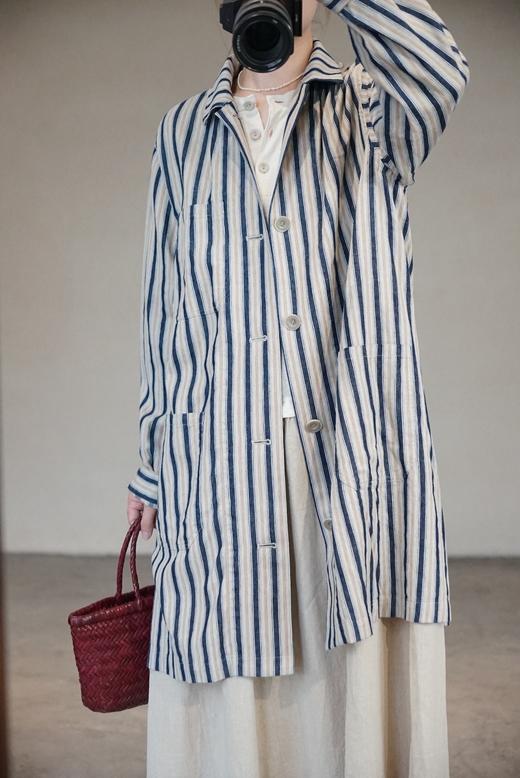 Antiquites ichi条纹外套 商品图5