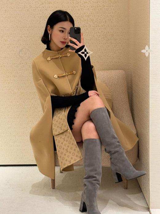 Louis Vuitto* 24FW秋冬新品 皮带扣宽松披肩斗篷大衣（ZY*MM） 商品图2