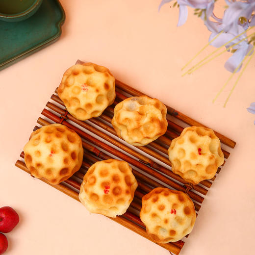 翼华隆 夹心石子饼 酥软麦香 配料干净 内含9种口味 500g/袋 商品图4