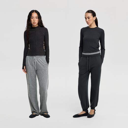 oneup双腰头弹力运动长裤 商品图4