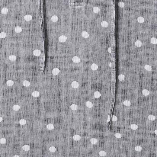 T4625SDSA男士秋冬新款轻奢痞帅男装撞色波点印花半纽扣连帽长袖T恤潮 商品图3