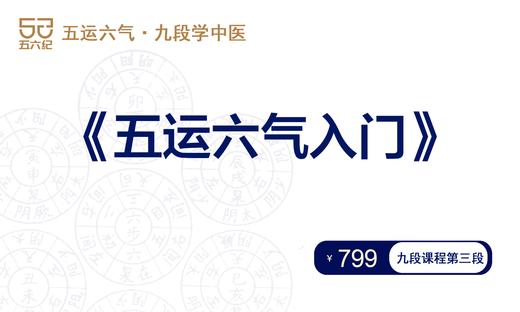 《五运六气入门》下单后加助教微信进带教群 商品图0