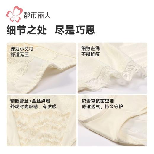 都市丽人内裤双拉面料内裤塑身裤塑身女士平角内裤女内裤LPH9S8 商品图7