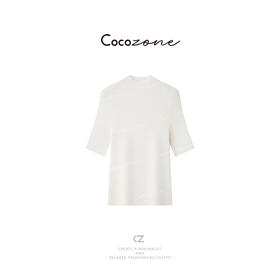 COCO ZONE 刘一一 【100超细美丽诺羊毛】 毛织上衣 CD2A2006