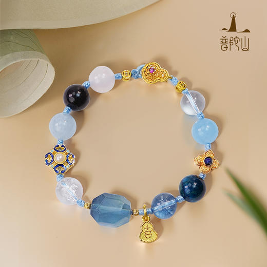 【普陀山】五行全能多宝-水 | 水润 · 灵韵宝串  七月初一师傅手工款 商品图0