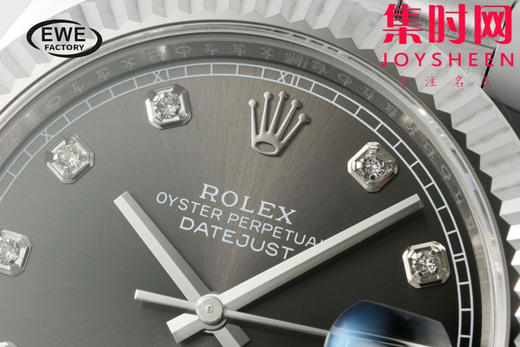 劳力士EWE日志型41系列 男士腕表 灰盘钻面
机芯：搭载改Cal.3235 商品图3