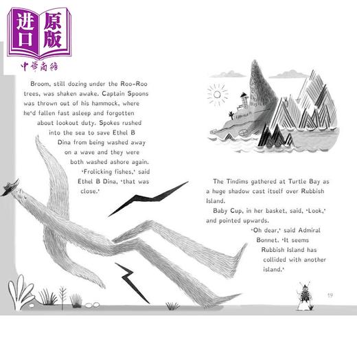 【中商原版】垃圾回收之家 深海的宝藏 The Tindims of Rubbish Island and the Deep Sea Treasure 英文原版 儿童文学小说 商品图2