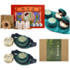 新人礼包养生礼包A【艾斯缇诗艾灸四联灸（四个罐+四联艾灸套+穴位图）1组+妙菩灸1盒+温和灸艾柱54粒1盒+艾灸单罐（单罐+防烫布套+穴位图）2组】 商品缩略图0