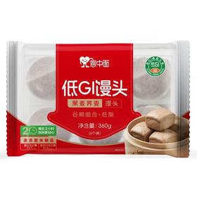 意中面低GI黑麦荞麦馒头360g/袋