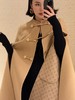 Louis Vuitto* 24FW秋冬新品 皮带扣宽松披肩斗篷大衣（ZY*MM） 商品缩略图5