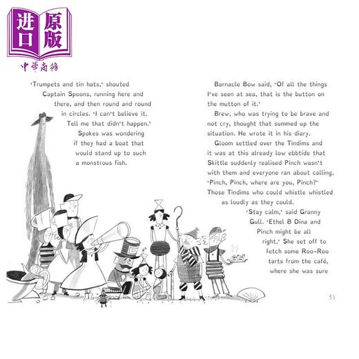 【中商原版】垃圾回收之家 深海的宝藏 The Tindims of Rubbish Island and the Deep Sea Treasure 英文原版 儿童文学小说 商品图3