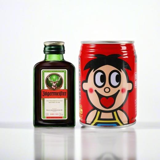 【特调DIY】忘了那个仔：野格利口酒(小酒版)40ml + 旺仔牛奶复原乳245ml 商品图0