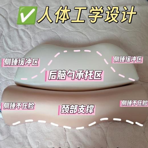 【零压助眠深睡枕】六块人体工学分区 专业级护脊枕！双造型枕芯 自适应整晚承托 贴合肩颈曲线，黄金慢回弹，零压深睡！ 商品图8