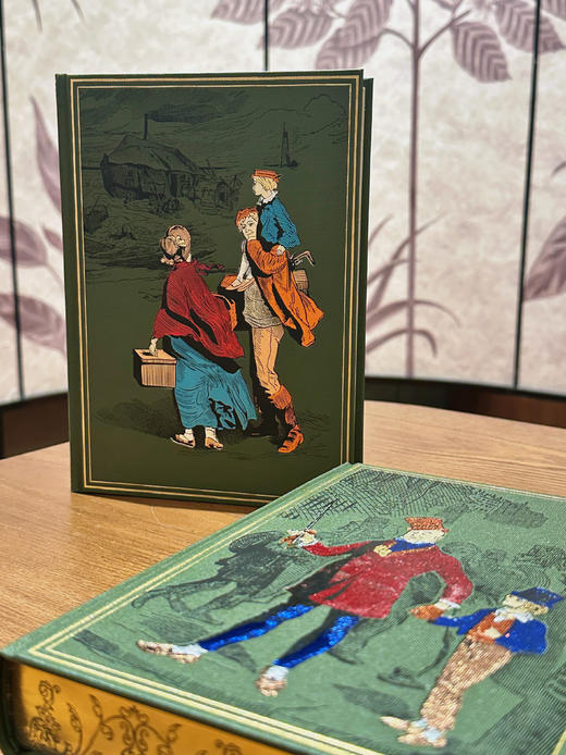 限量珍藏版《大卫·科波菲尔》荷兰进口漆布+三面书口鎏金+丝印花纹 商品图1