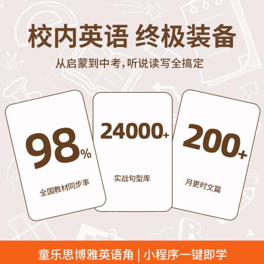 童乐思AI英语智能学习耳机教材同步小程序版 商品图1