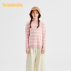 巴拉巴拉童装儿童毛衫男童女童2025新款冬条纹针织衫 商品缩略图0