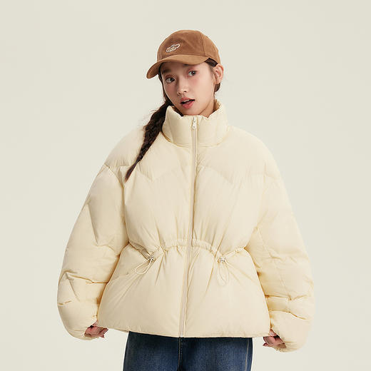 笛莎Deesha青少年女童羽绒服2025冬季女童短款立领羽绒服 商品图3