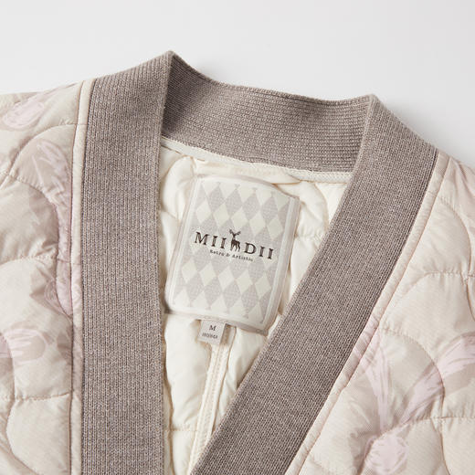 谜底羽绒服女2025秋季新品复古优雅轻盈时髦百搭鸭绒服253MY1175 商品图3