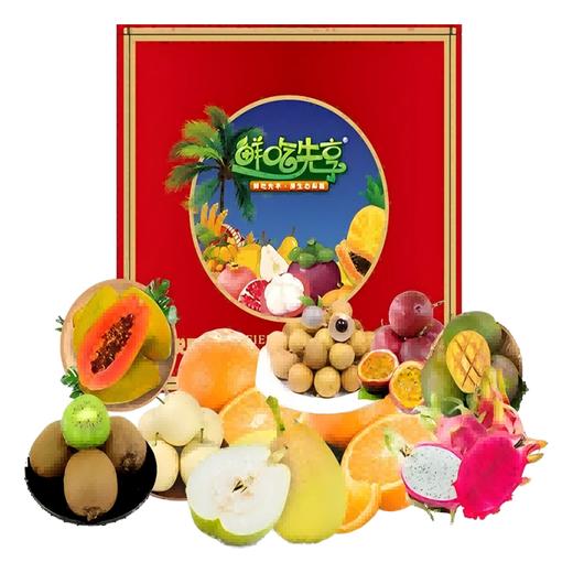 首臻灵悦果鲜果礼盒B10种约5.17kg 商品图0