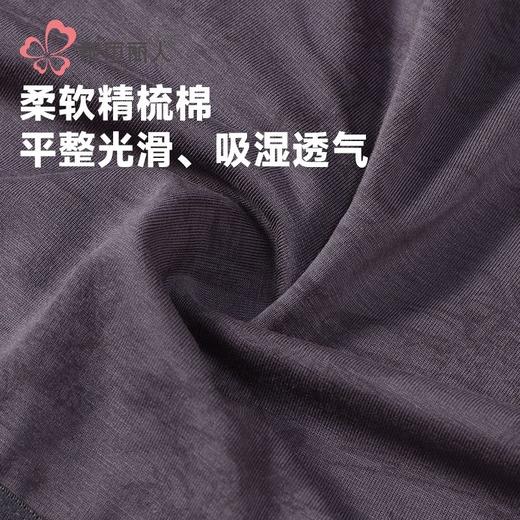都市丽人内裤男士内裤50S棉拉架内裤明筋平角内裤男内裤FKHC56 商品图6
